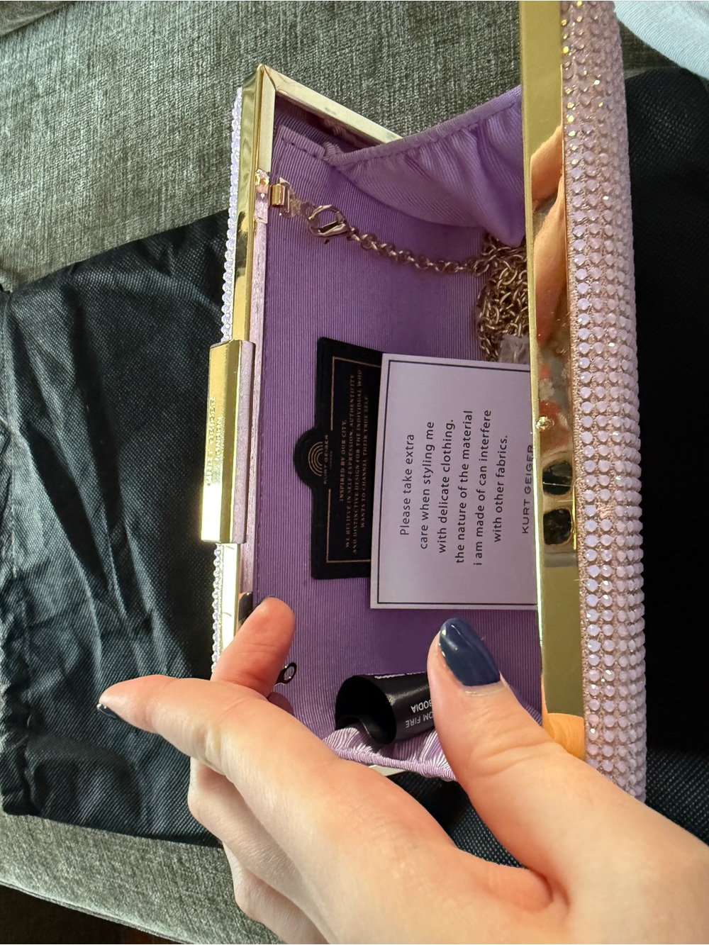 Kurt Geiger Box Clutch - Picture 6 of 7